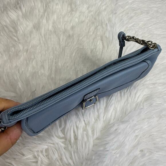 Vintage COACH y2k Soho Blue Wristlet - Picture 4 of 10